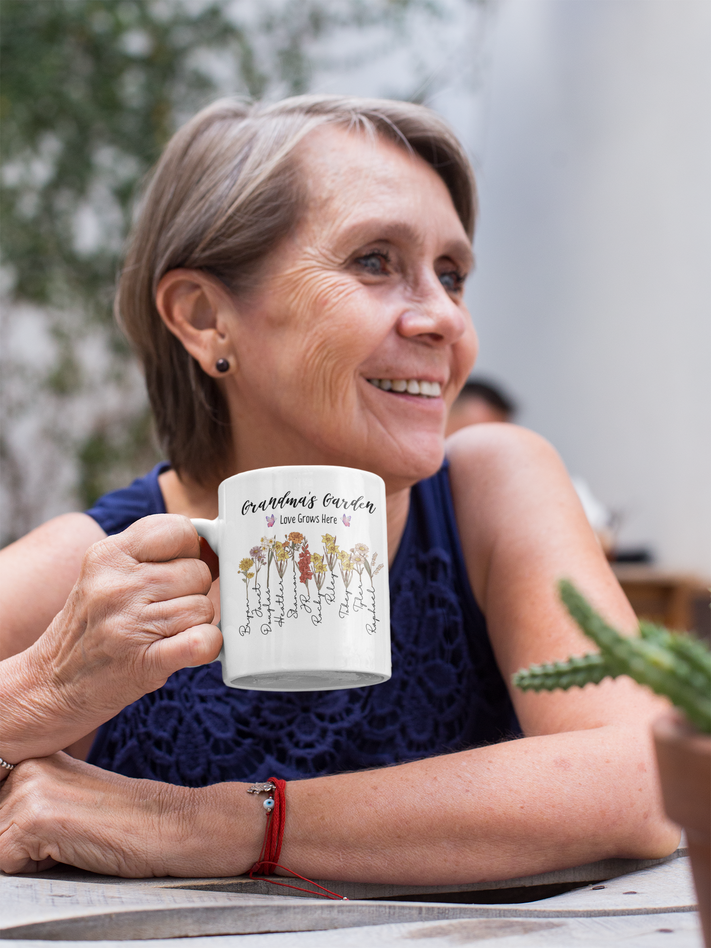 Grandma's Garden Mug | Customized Birth Flowers & Names - Thoughtful Blossom