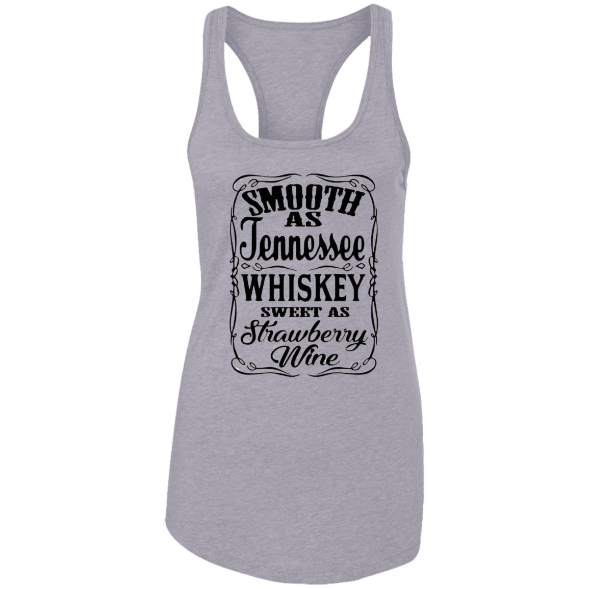 Smooth as Tennessee Whiskey Sweet as Strawberry Wine Tank Top - Thoughtful Blossom