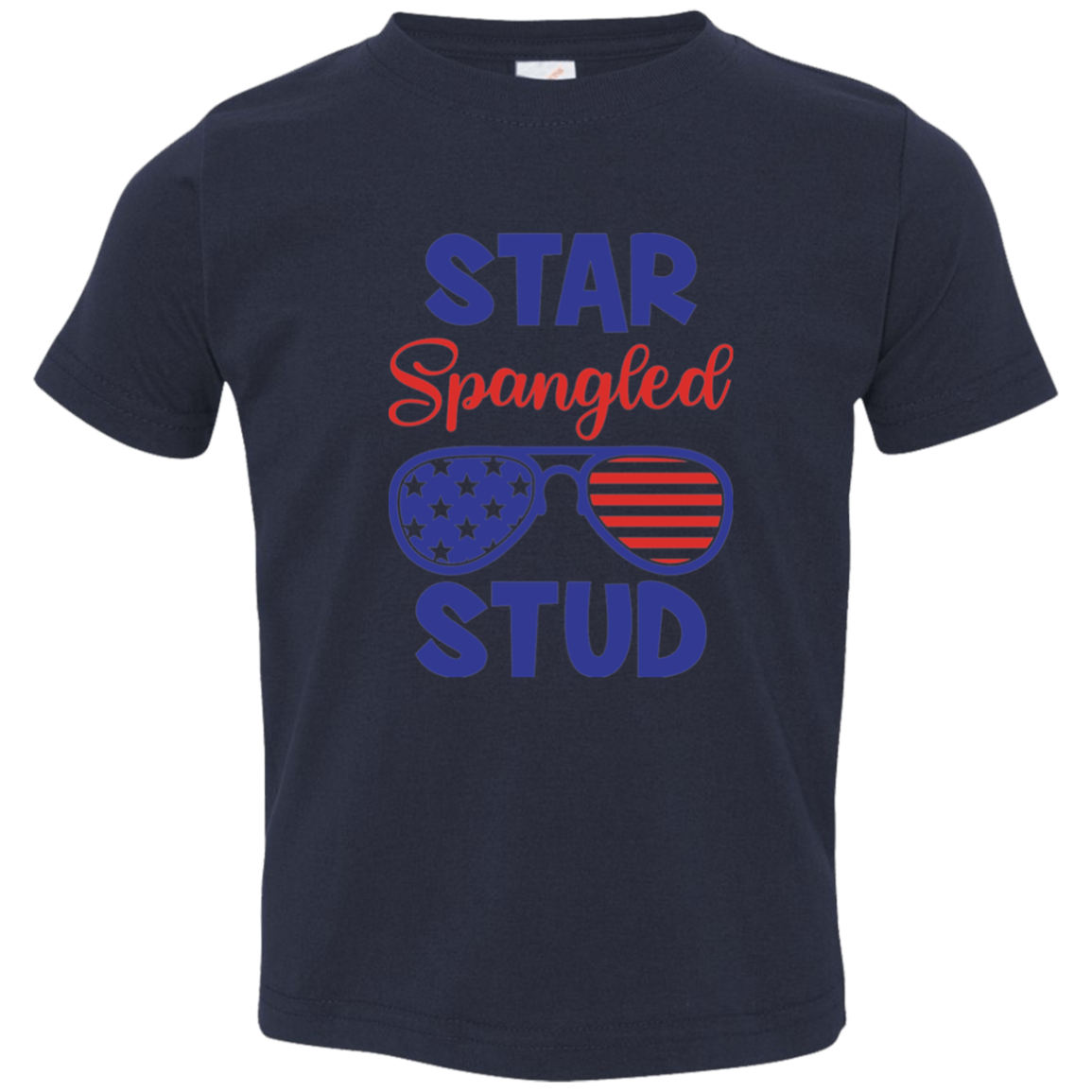Star Spangled Stud Toddler Tshirt - Thoughtful Blossom