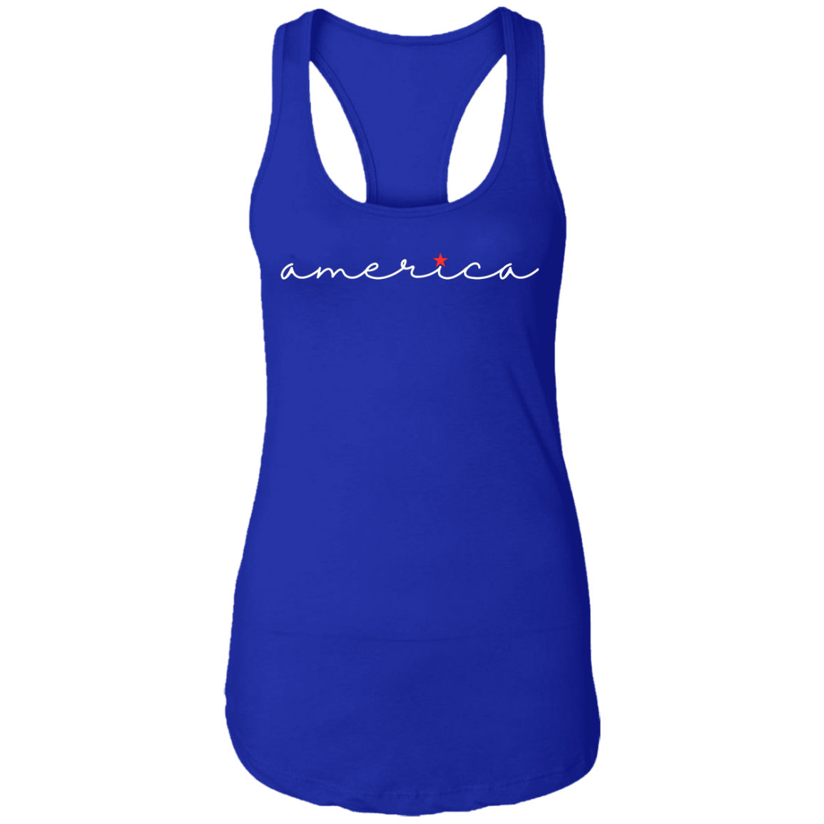 America with a Star Tank Top - Thoughtful Blossom