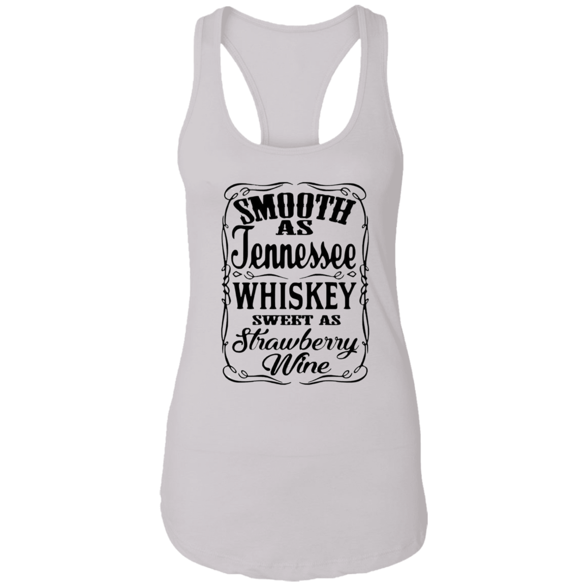 Smooth as Tennessee Whiskey Sweet as Strawberry Wine Tank Top - Thoughtful Blossom