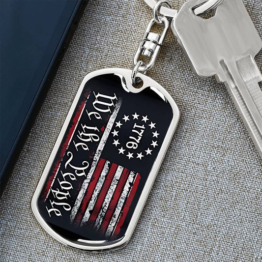 We The People 1776 Keepsake Keychain