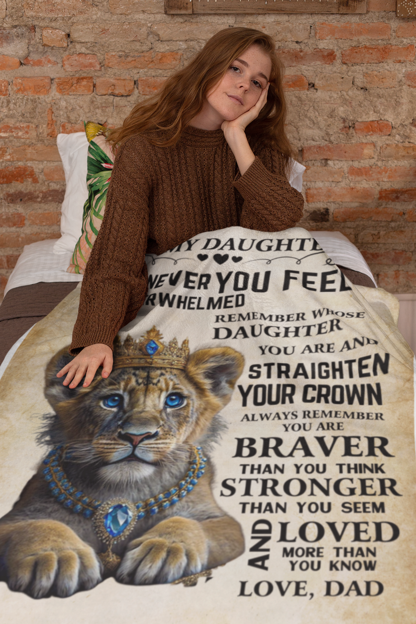 You Are Loved More Than You Know | Plush Throw Blanket | 50x60