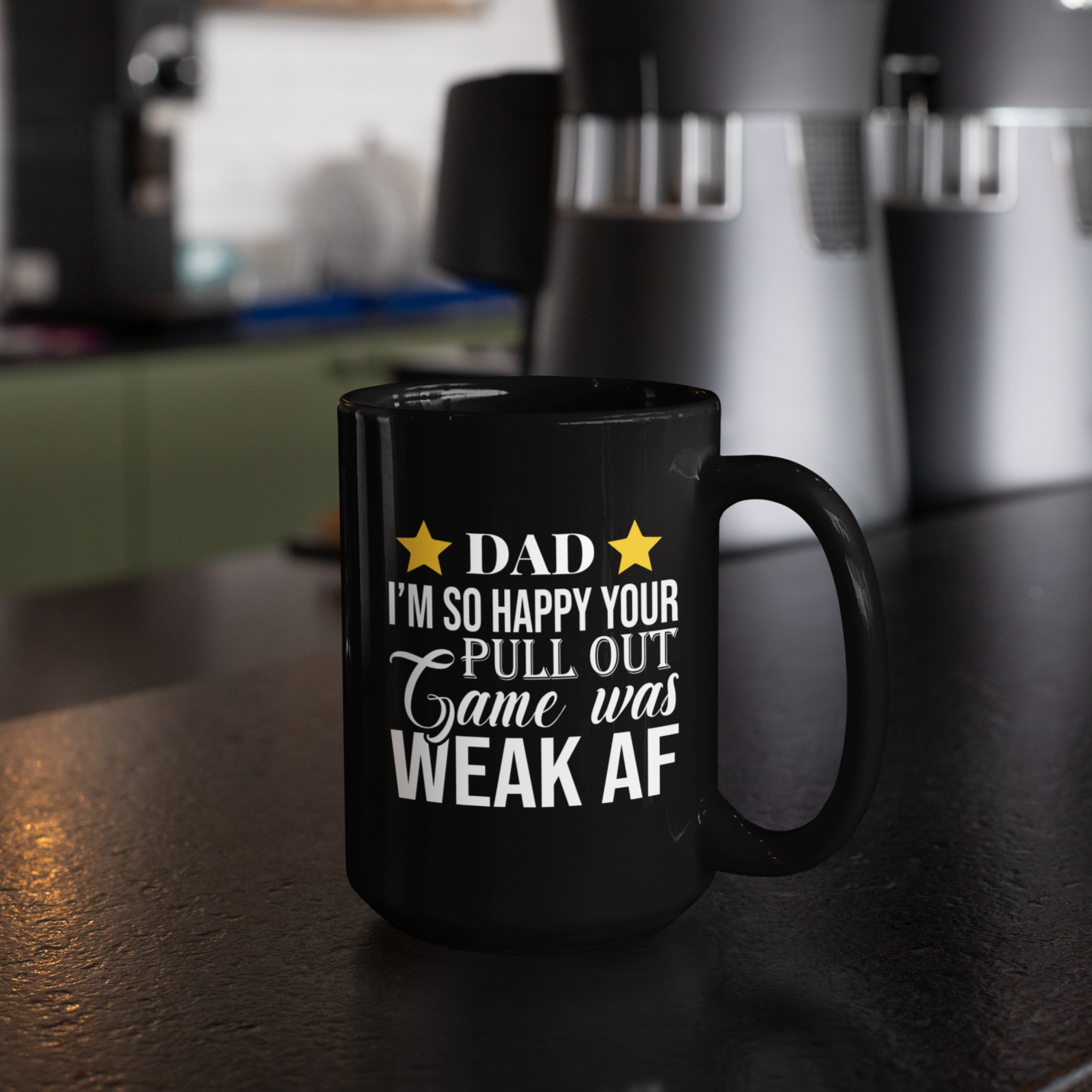 Pull Out Game Is Weak AF | 15oz. Mug - Thoughtful Blossom