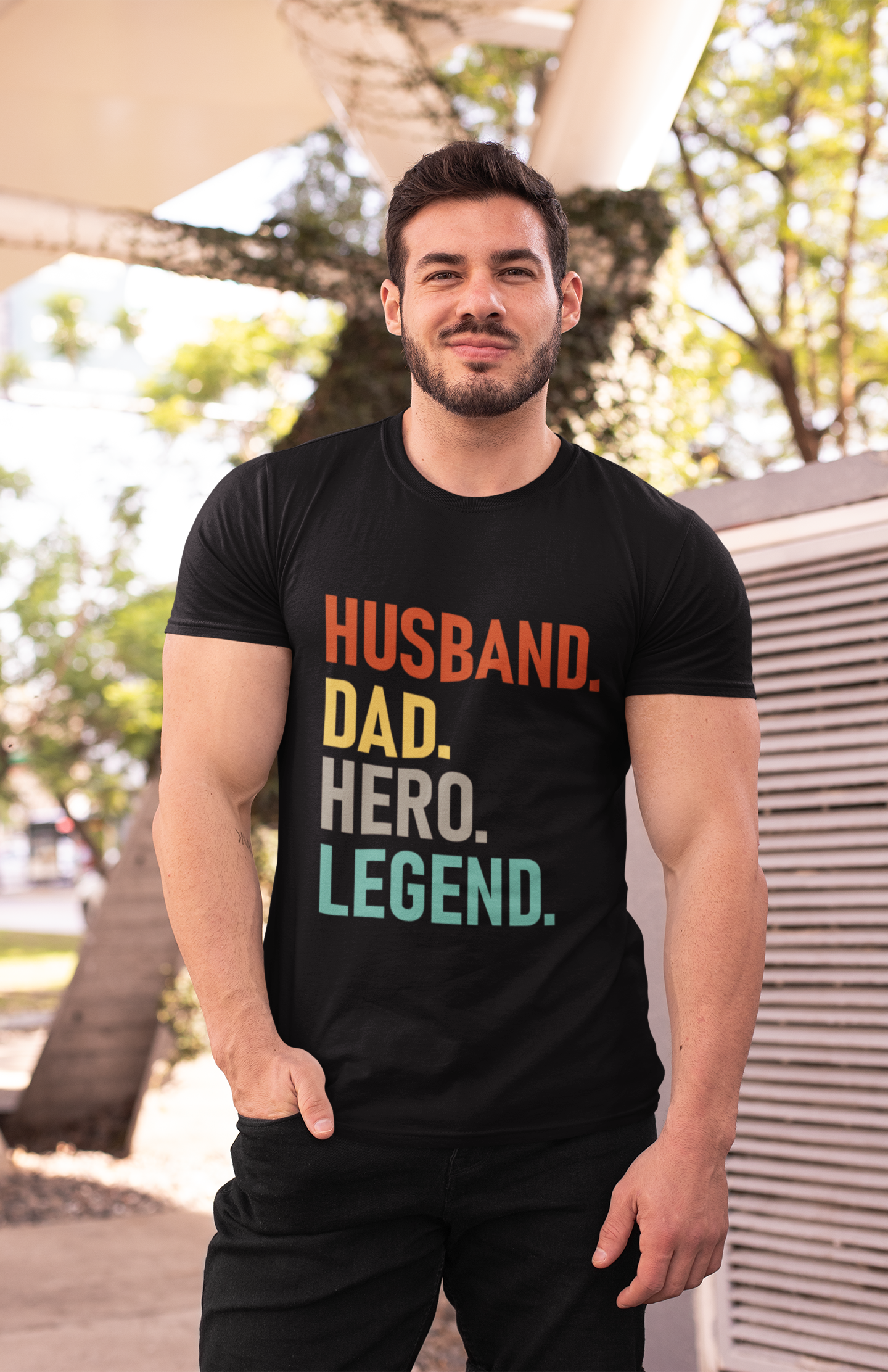 Husband Dad Hero Legend - Thoughtful Blossom