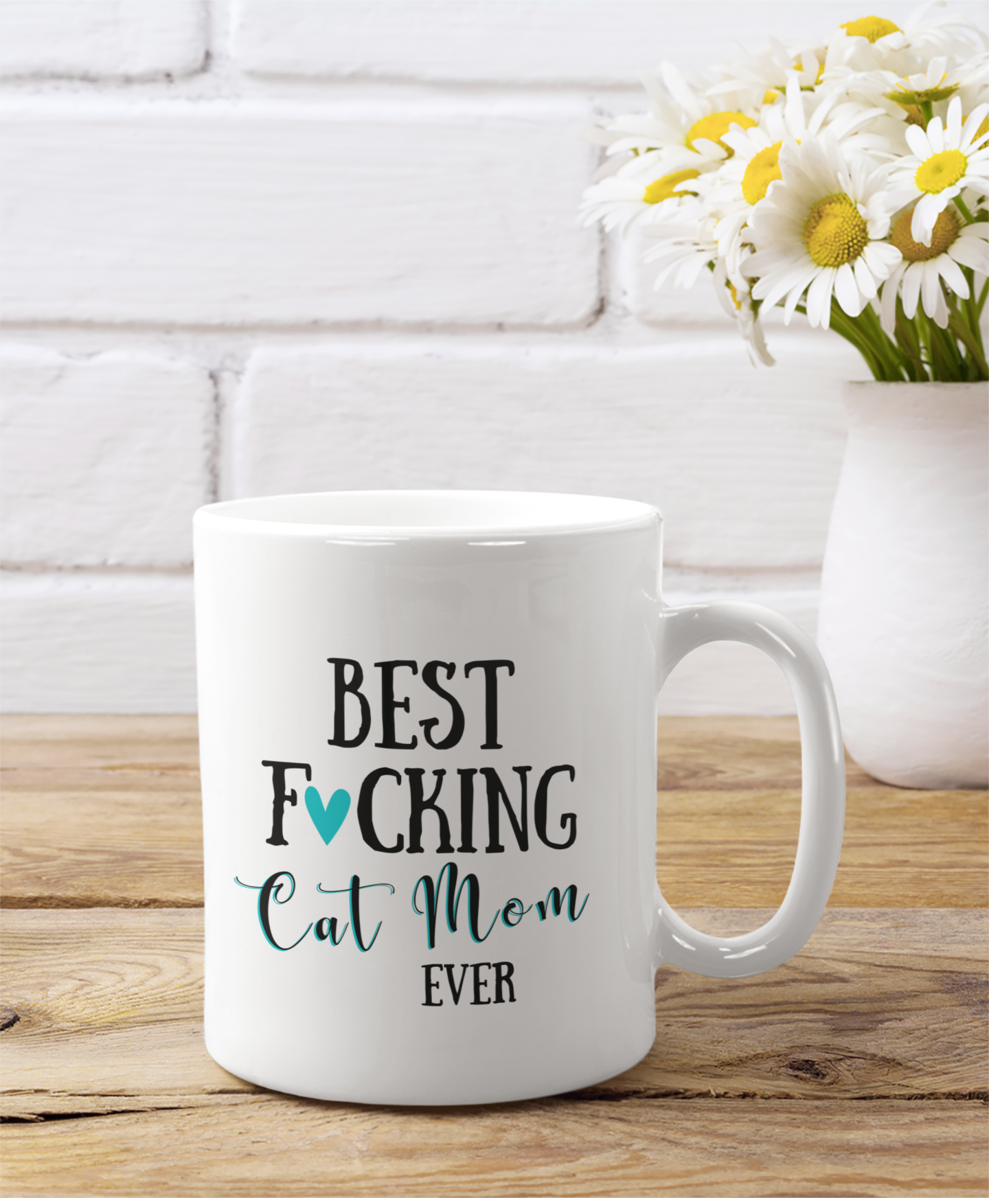 Best F*cking Cat Mom Ever | 11 oz. Mug - Thoughtful Blossom