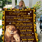 To My Daughter | Plush Throw Blanket | 50x60 - Thoughtful Blossom