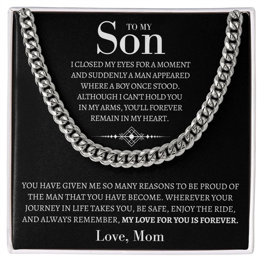 To My Son, Love Mom - My Love For You Is Forever - Thoughtful Blossom