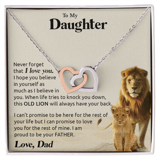 To My Daughter Love Dad - I'll Always Have Your Back - Thoughtful Blossom