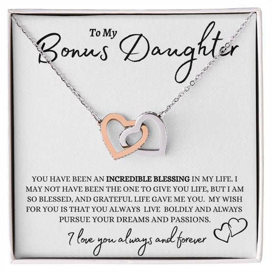 To My Bonus Daughter - Incredible Blessing - Thoughtful Blossom