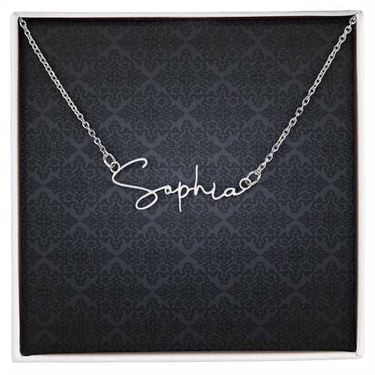 PERSONALIZED NAME NECKLACE - Thoughtful Blossom