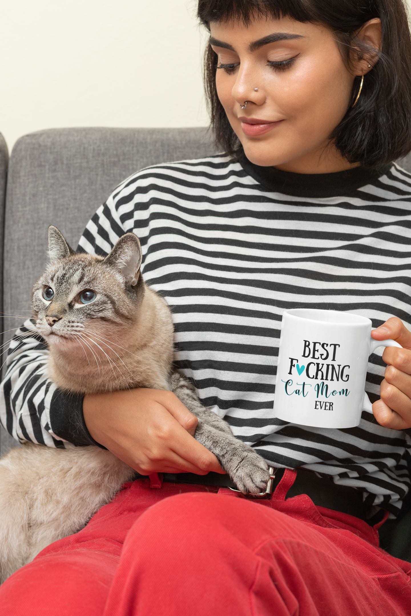 Best F*cking Cat Mom Ever | 11 oz. Mug - Thoughtful Blossom