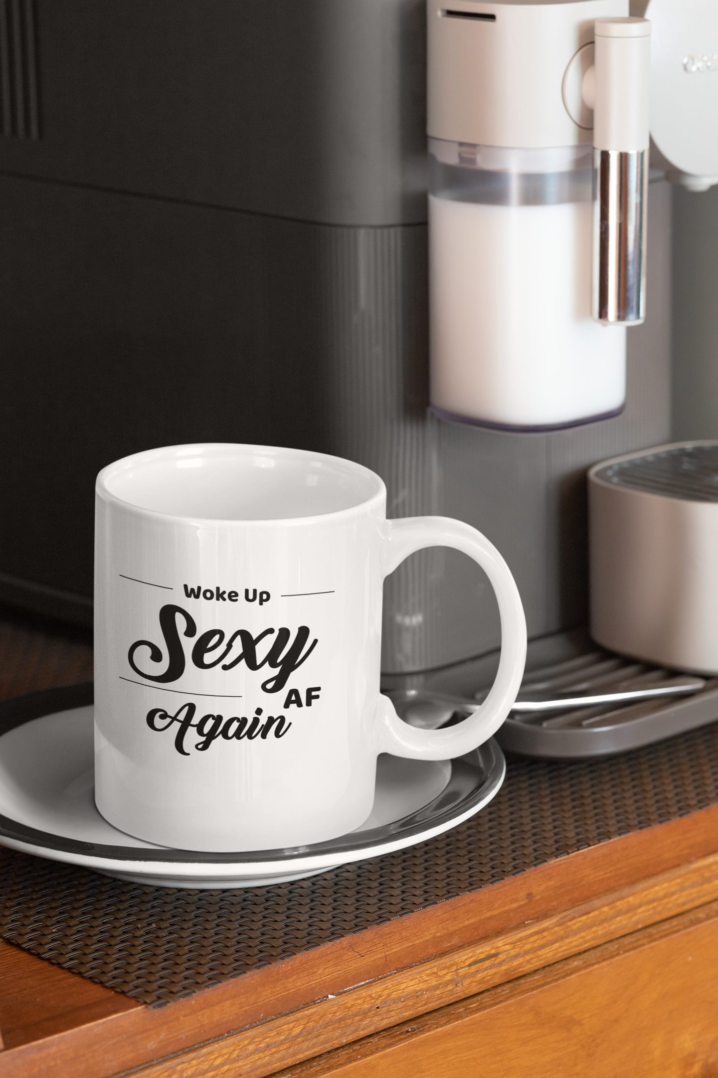 Woke Up Sexy AF Again | 11 oz. Mug - Thoughtful Blossom